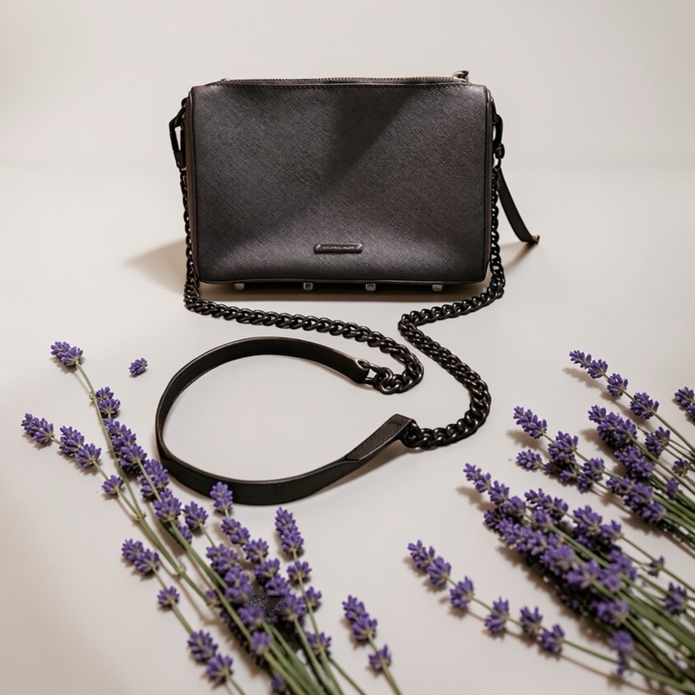 Rebecca Minkoff Black Chain-Strap Crossbody